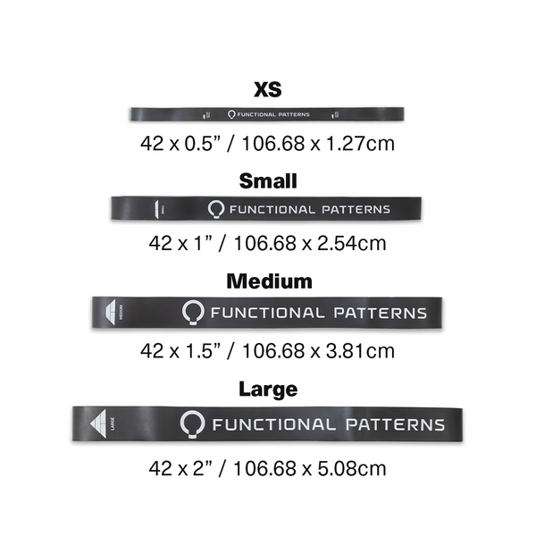 Feedback bands - XS, S, M, LG